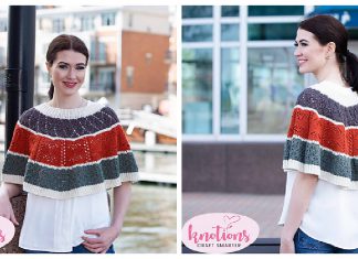 Pi Poncho Free Knitting Pattern