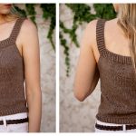 Simple Summer Tank Free Knitting Pattern