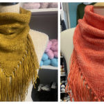 Bandana Cowl with Fringe Free Knitting Pattern