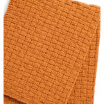 Basket Weave Blanket Free Knitting Pattern