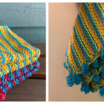 Easy Stripe Dishcloth Free Knitting Pattern