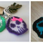 Skully Keychain Free Knitting Pattern