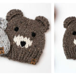 Bear Ears Beanie Hat Free Knitting Pattern