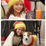 Candy Corn Slouchy Hat Free Knitting Pattern
