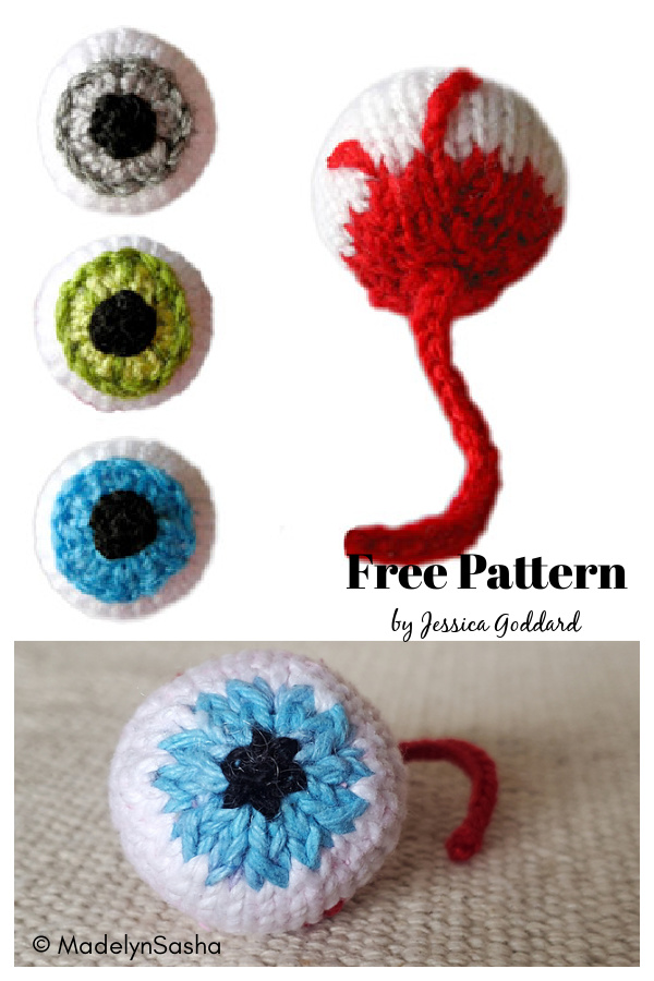 Eyeball Free Knitting Pattern