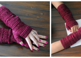 Gansey Wristers Free Knitting Pattern