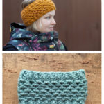 Garibaldi Ear Warmer Free Knitting Pattern