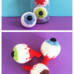 Halloween Eyeballs Knitting Pattern