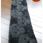 Mark’s Skull Illusion Scarf Free Knitting Pattern