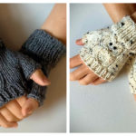 Owl Fingerless Gloves Free Knitting Pattern