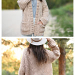 Ribbed Cardigan Free Knitting Pattern