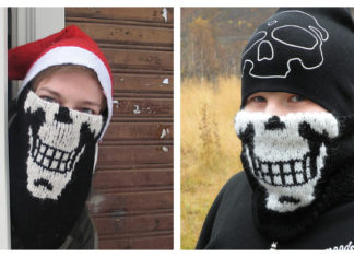 The Skull Kerchief Free Knitting Pattern