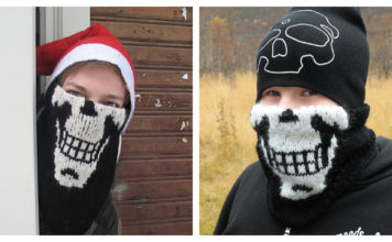 The Skull Kerchief Free Knitting Pattern