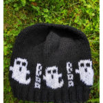 Boo Ghost Hat Free Knitting Pattern