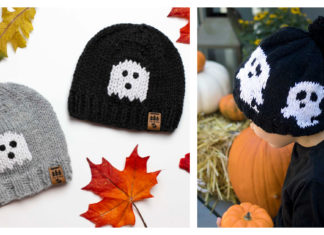 Ghost Hat Free Knitting Pattern