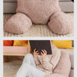 Homebody Lounger Pillow with Arms Free Knitting Pattern
