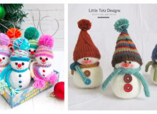 Little Snowman Knitting Patterns