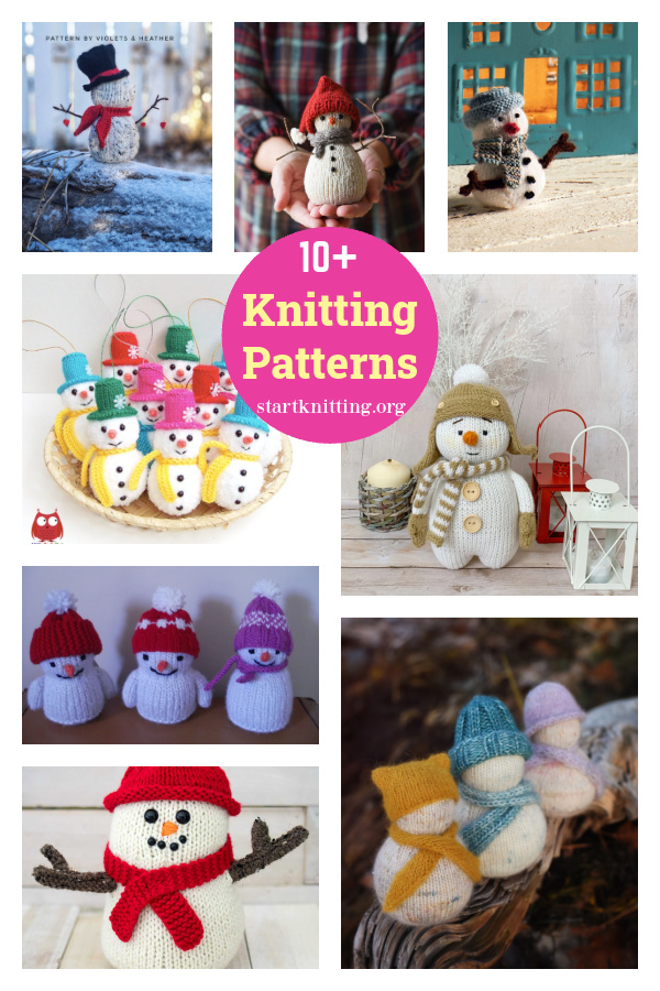 Little Snowman Knitting Pattern