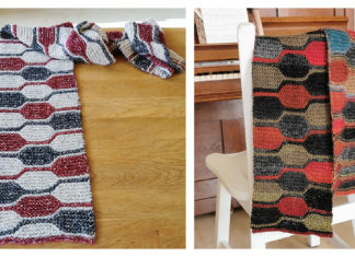 Short Row Scarf Free Knitting Pattern