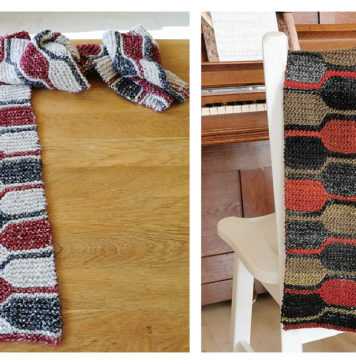 Short Row Scarf Free Knitting Pattern