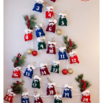 Advent Calendar Gift Pockets Free Knitting Pattern