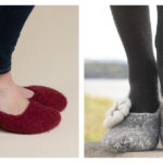 Ballerina Slippers Free Knitting Pattern