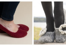 Ballerina Slippers Free Knitting Pattern