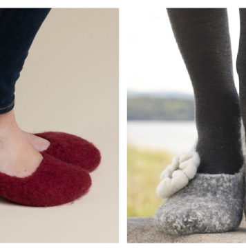 Ballerina Slippers Free Knitting Pattern