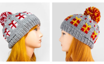 Christmas Gifts Hat Free Knitting Pattern