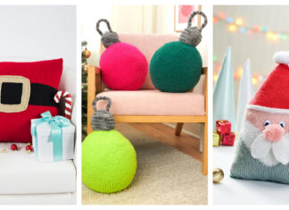 Christmas Pillow Cushion Knitting Patterns