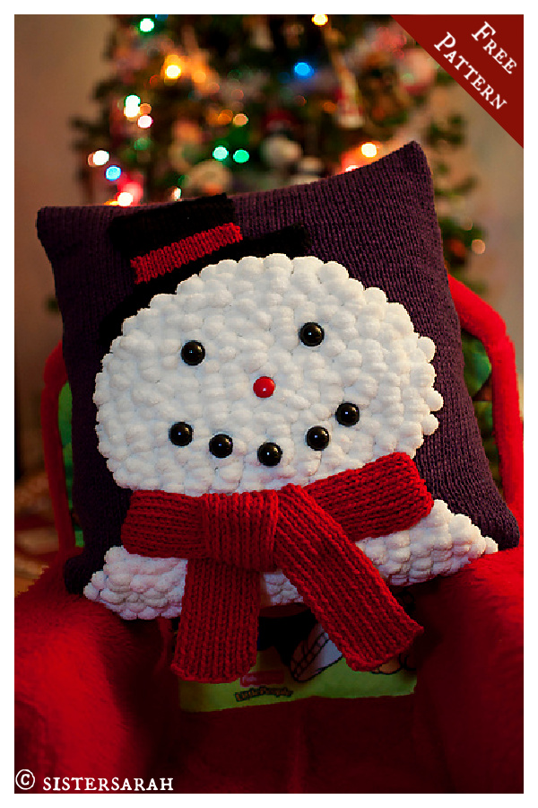 Christmas Pillow Cushion Knitting Patterns