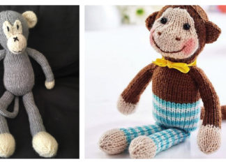 Monkey Amigurumi Free Knitting Pattern