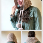 Natasha Hood Hat Free Knitting Pattern