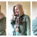 Natasha Hood Hat Free Knitting Pattern
