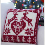 Nordic Holiday Pillow Free Knitting Pattern