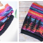 The Hiking Moose Cowl Free Knitting Pattern f