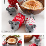 Nordic Christmas Mice Free Knitting Pattern