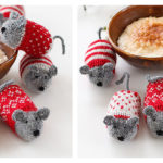 Nordic Christmas Mice Free Knitting Pattern