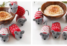 Nordic Christmas Mice Free Knitting Pattern