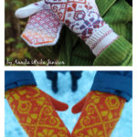 Pieces of Home Mittens Free Knitting Pattern