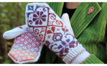 Pieces of Home Mittens Free Knitting Pattern