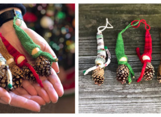 Pine Cone Gnome Free Knitting Pattern