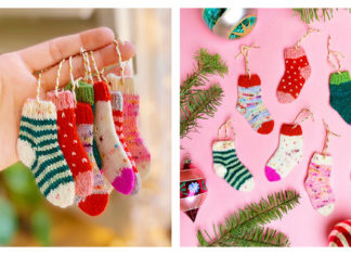 Tiny Tree Socks Free Knitting Pattern