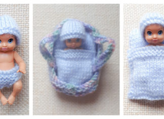 Barbie Baby in a Basket Free Knitting Pattern