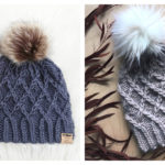 Crystal Lattice Beanie Free Knitting Pattern