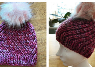 Easy Peasy Bulky Beanie Free Knitting Pattern