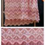 Gingko Leaf Blanket Free Knitting Pattern
