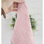 Quilted Fields Dishcloth Free Knitting Pattern
