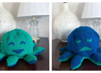 Reversible Mood Octopus Free Knitting Pattern