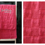 Valentine Heart Blanket Free Knitting Pattern